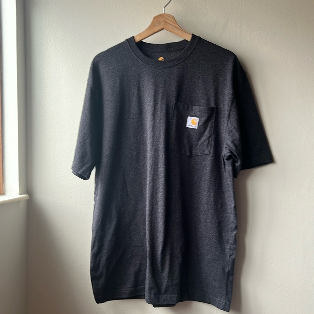 Carhartt Men’s Charcoal Gray Short Sleeve Tee Size Medium